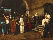 Mihaly Munkacsy Le Christ devant Pilate Spain oil painting artist